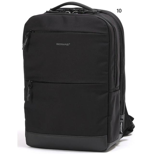 バーマス メンズ レディース バウアー BAUER IV 2層リュックM リュックサック デイパック バックパック バッグ 鞄 A4収納可 ビジネス 通勤 ブラック 黒 送料無料 BERMAS 6067010