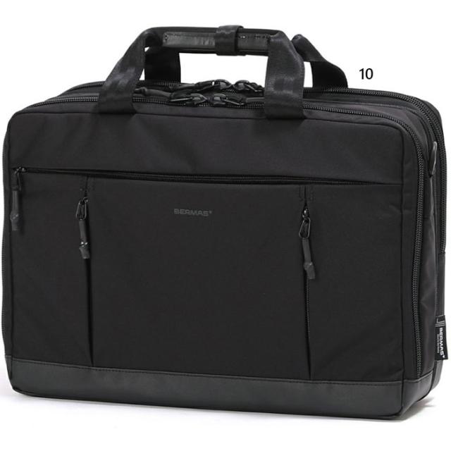 バーマス メンズ レディース バウアー BAUER IV 2層ブリーフ42cm EX ビジネスバッグ B4収納可 通勤 ショルダーベルト付属 ブラック 黒 送料無料 BERMAS 6067310