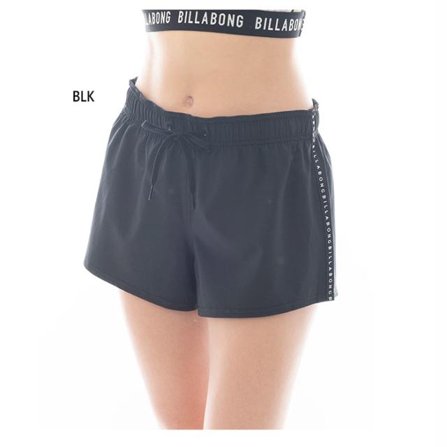 ビラボン レディース サイド ロゴ SIDE LOGO TAPE SOLID SHORT BOARDSHORTS ボードショーツ カジュアル水着 ブラック 黒 送料無料 BILLABONG BF013510 4,352円