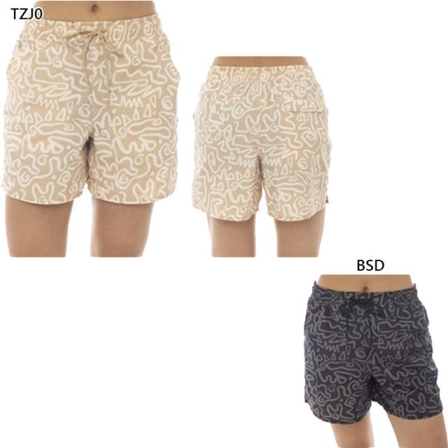 ビラボン レディース バギーズ プリント ADIV BAGGIES PRINTED MIDDLE SHORTS ボードショーツ カジュアル水着 ショートパンツ ブラック 黒 ベージュ 送料無料 BILLABONG BF013508 4,846円