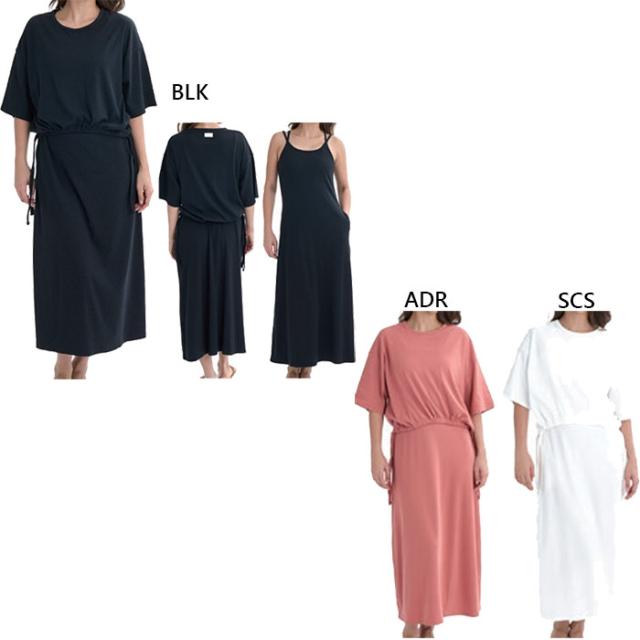 散らし広告ボン レディース ENSEMBLE ONEPIECE 衣装 心地よい御召しもの キャミソール印字機 ロング丈 白いこと 白 黒いこと 黒 貨物輸送無料 BILLABONG BF01C352
