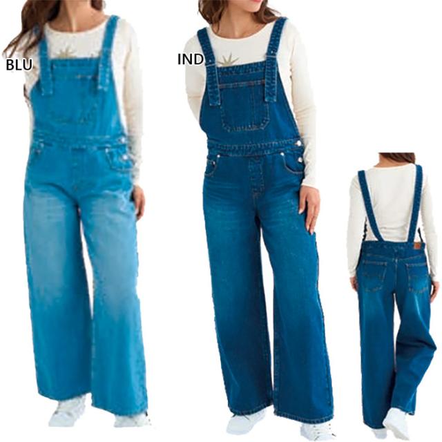 ビラボン レディース オーバーオール OVERALL DENIM デニムパンツ カジュアルウェア ズボン ボトムス ブルー 青 送料無料 BILLABONG BF014711