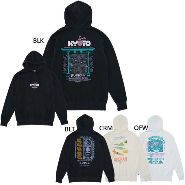 ビラボン メンズ デスティネーション DESTINATION PARKA パーカー OVER FIT 長袖 トップス カジュアルウェア プルオーバー ホワイト 白 ブラック 黒 送料無料 BILLABONG BF012019