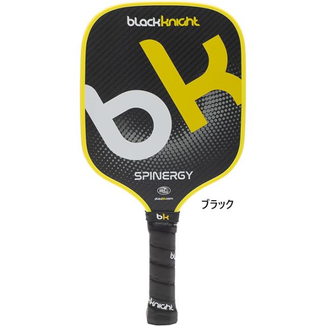 USAピックルボール公認パドル ブラックナイト メンズ レディース スピナジー SPINERGY ピックルボール パドル ラケット ブラック 黒 送料無料 blackknight PP-9126