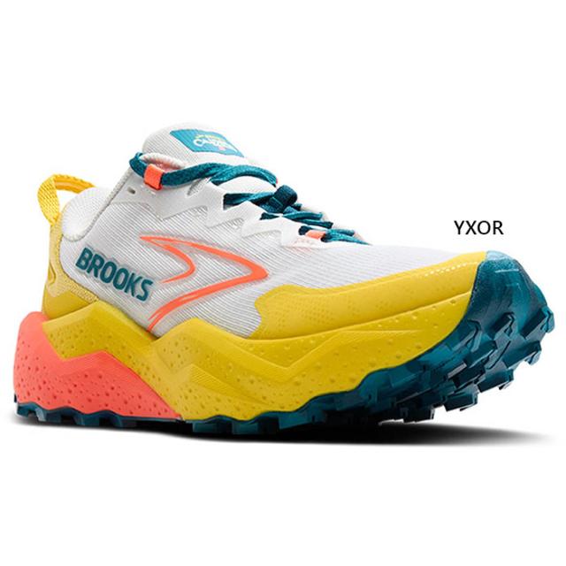 ブルックス レディース カルデラ8 Caldera8 ランニングシューズ ジョギング マラソン ローカット イエロー 黄色 送料無料 BROOKS BMW4292