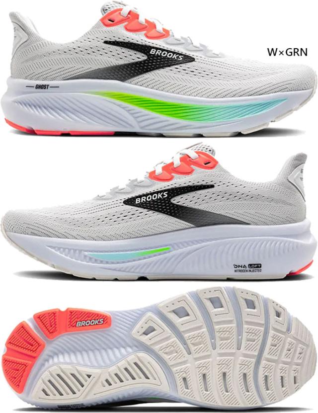 D幅 レギュラー幅 ブルックス メンズ ゴースト17 GHOST 17 ランニング