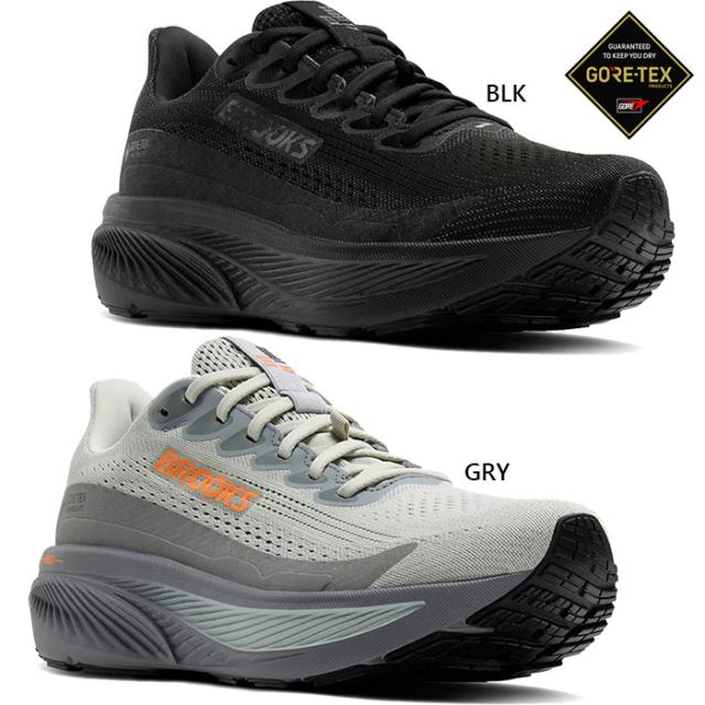 D幅 レギュラー幅 ブルックス メンズ ゴースト17 ゴアテックス Ghost 17 GTX ランニングシューズ ジョギング スニーカー 紐靴 防水 GORE-TEX ブラック 黒 送料無料 BROOKS BRM4623