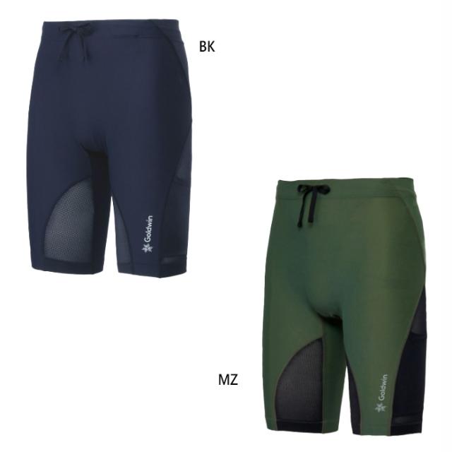 シースリーフィット ゴールドウィン メンズ インパクトエアーカーゴハーフタイツ アンダーウェア スポーツインナー ブラック 黒 グリーン 緑 送料無料 C3fit Goldwin GC15152