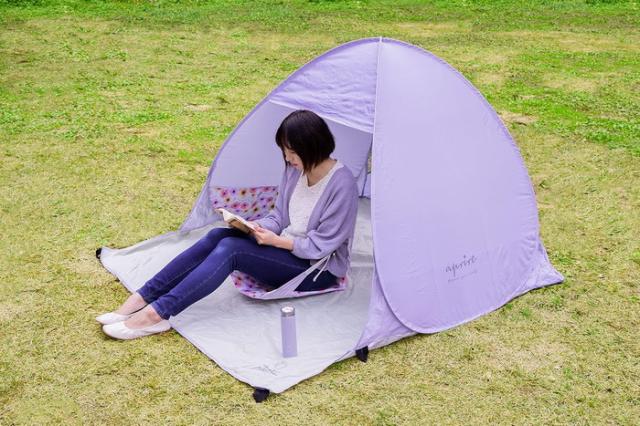 2人用 キャプテンスタッグ メンズ レディース アプリール ポップアップテントDUO UA-64 UA-65 アウトドア用品 ワンタッチテント ビーチテント ブルー 青 送料無料 CAPTAIN STAG UA0064 UA0065_13