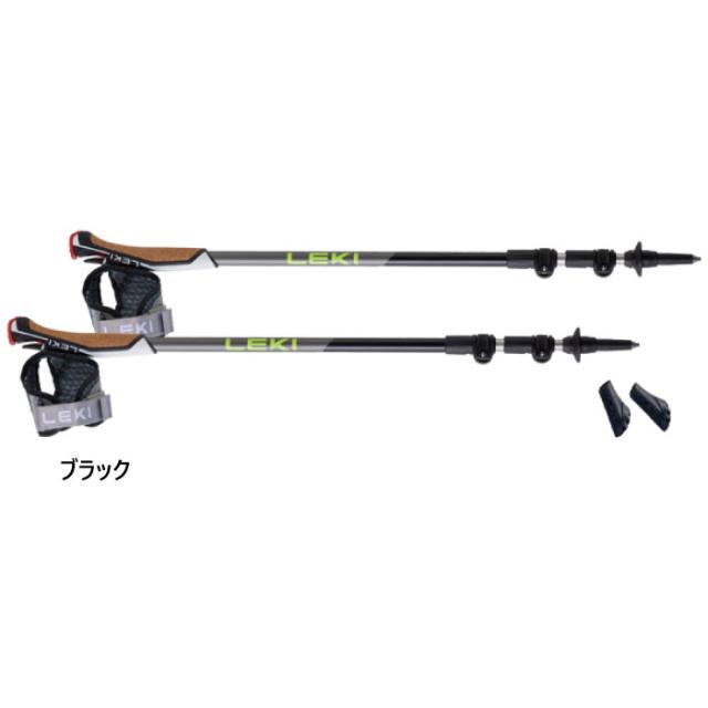 隊商 メンズ レディース レキ LEKI 旅行家 山登り装具 トレッキング極点 店卸し資産 アウトドア 黒いこと 黒 貨物輸送無料 CARAVAN 1300476