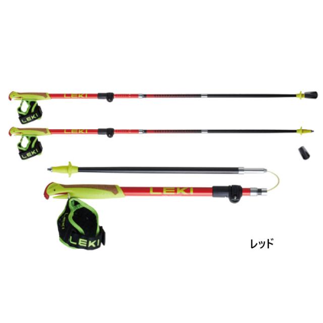 キャラバン メンズ レディース レキ LEKI ウルトラトレイル FX Jr カーボン 登山用品 トレイルランニング トレラン ポール ストック アウトドア レッド 赤 送料無料 CARAVAN 1300495の通販は