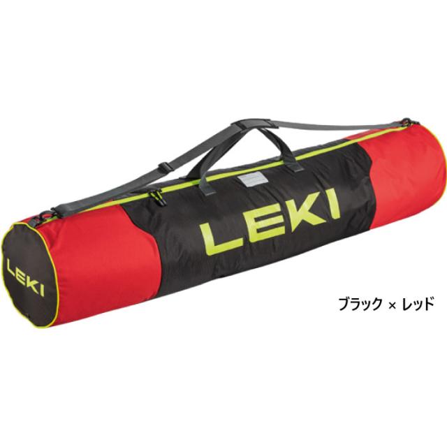 最大15セット可 キャラバン メンズ レディース レキ LEKI ポールバッグ 140cm 登山用品 キャリーバッグ 収納袋 アウトドア ストックケース バッグ ブラック 黒 送料無料 CARAVAN 1300510