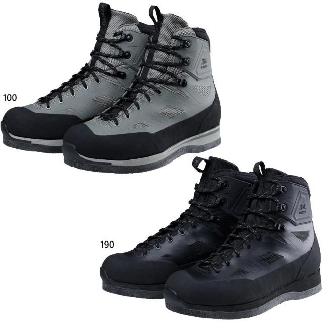 キャラバン メンズ 渓流 KR_MSF WIDE フィッシングシューズ ハイカット 釣り ブラック 黒 グレー 灰色 送料無料 CARAVAN 0035022