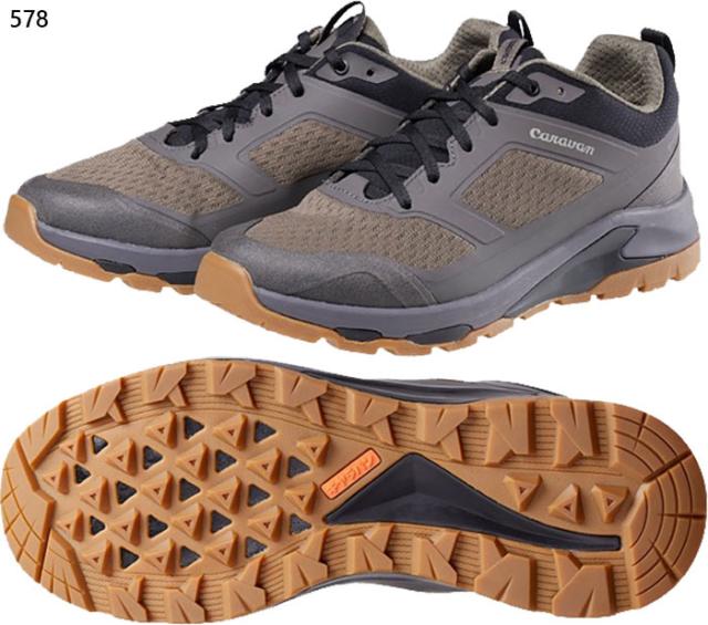 3E幅 キャラバン メンズ レディース C1_DL LOW 登山靴 山登り トレッキングシューズ 防水 GORE-TEX ゴアテックス ローカット カーキ 送料無料 CARAVAN 0010121_6
