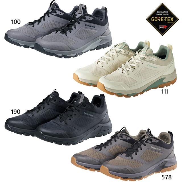 3E幅 キャラバン メンズ レディース C1_DL LOW 登山靴 山登り トレッキングシューズ 防水 GORE-TEX ゴアテックス ローカット ホワイト 白 ブラック 黒 グレー カーキ 灰色 送料無料 CARAVAN 0010121