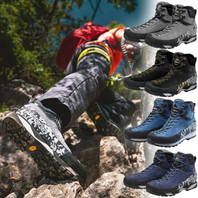 キャラバン メンズ レディース ザンバラン Zamberlan サラテ トレック GT RR RECCO 登山靴 山登り トレッキングシューズ ゴアテックス GORE-TEX グレー ネイビー 灰色 送料無料 CARAVAN 1120214