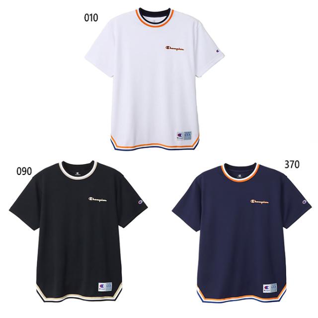 チャンピオン メンズ ショートスリーブTシャツ フィットネス トレーニングウェア トップス 吸汗速乾 抗菌防臭 スポーツ ホワイト 白 ブラック 黒 ネイビー 送料無料 Champion C3-AB353 4,518円