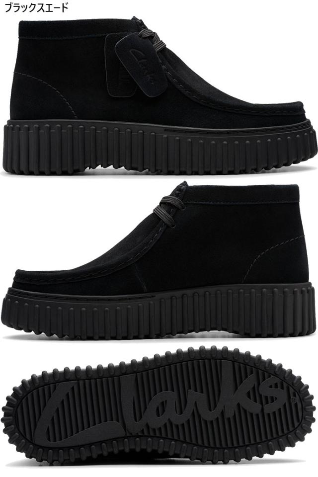 クラークス レディース トーヒルモス Torhill Moss カジュアルシューズ 厚底 ブラック 黒 ブラウン 茶色 送料無料 Clarks 26179359 26179360_3