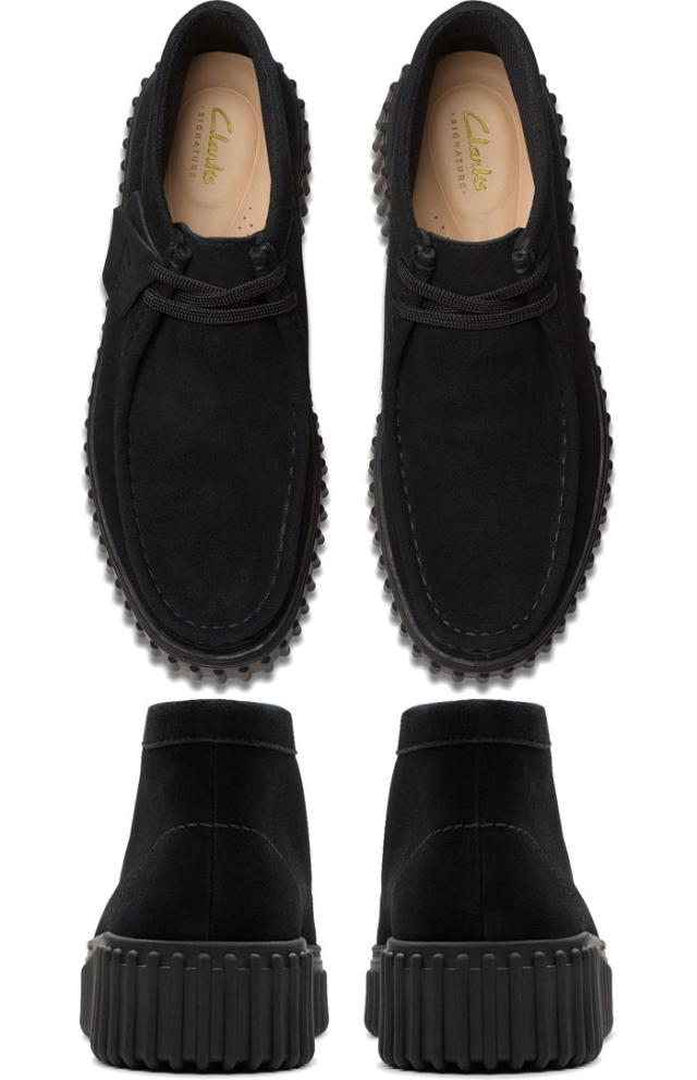 クラークス レディース トーヒルモス Torhill Moss カジュアルシューズ 厚底 ブラック 黒 ブラウン 茶色 送料無料 Clarks 26179359 26179360_4
