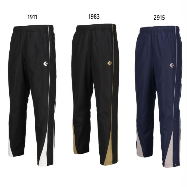 裏起毛 コンバース メンズ ウォームアップパンツ 裾ボタン バスケットボールウェア バスパン ボトムス ホワイト 白 ブラック 黒 グレー 灰色 送料無料 CONVERSE CB132551P 5,526円