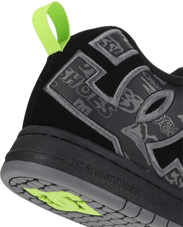ディーシーシューズ メンズ コートグラフィック COURT GRAFFIK スニーカー シューズ 紐靴 ブラック 黒 送料無料 DC SHOES DM261018_4