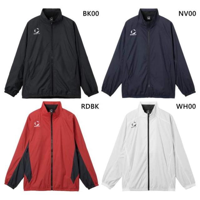 デサント メンズ ウィンドブレーカージャケット フィットネス トレーニングウェア トップス 上着 アウター 長袖 ムーブスポーツ ホワイト 白 ブラック 黒 ネイビー レッド 赤 送料無料 DESCENTE ST5FWBT0M