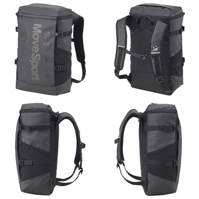 30L デサント メンズ レディース ムーブスポーツ MOVESPORT スクエアバッグ30 リュックサック デイパック バックパック バッグ 鞄 ブラック 黒 送料無料 DESCENTE ST5SBP30U_1
