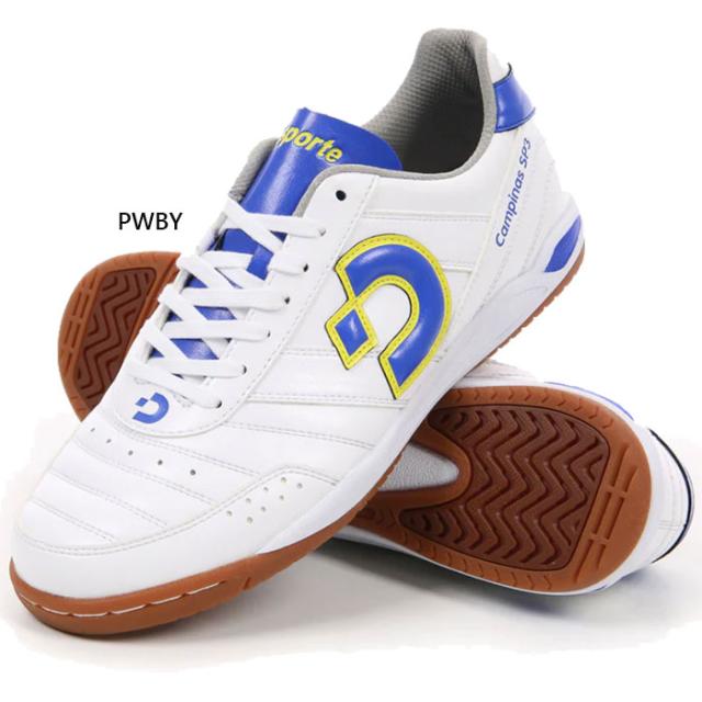 デスポルチ メンズ レディース カンピーナス SP III フットサルシューズ 室内用 インドア ホワイト 白 送料無料 desporte DS-2231