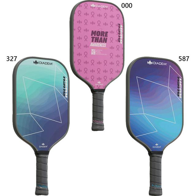 ピックルボール USAPA公認 ダイアデム メンズ レディース ジュニア ラッシュ RUSH パドル ラケット 初心者向け ブルー 青 ピンク 送料無料 DIADEM TPA006