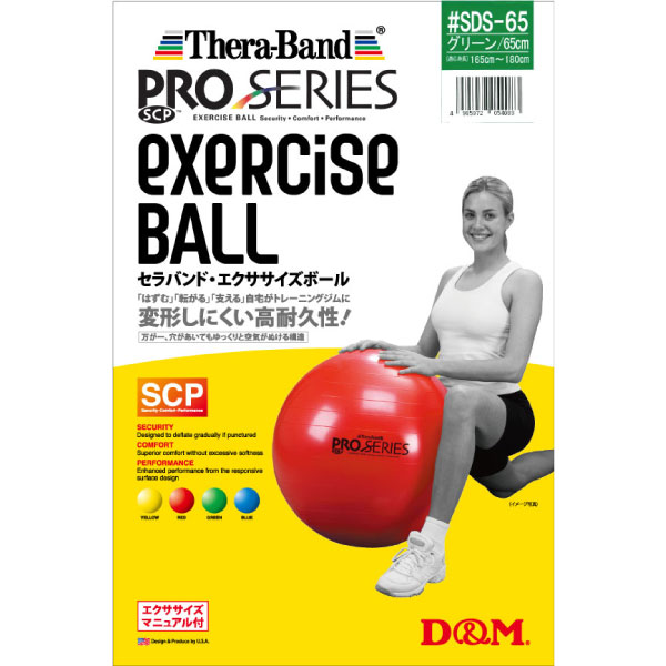 バランスボール エクササイズボール セラバンド 直径65cm ブルー | セラバンド バランスボール エクササイズボール 直径 65cm 緑