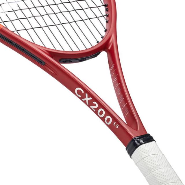 ダンロップ メンズ レディース CX 200 LS 硬式ラケット アスリートモデル フレームのみ レッド 赤 送料無料 DUNLOP DS22403_6