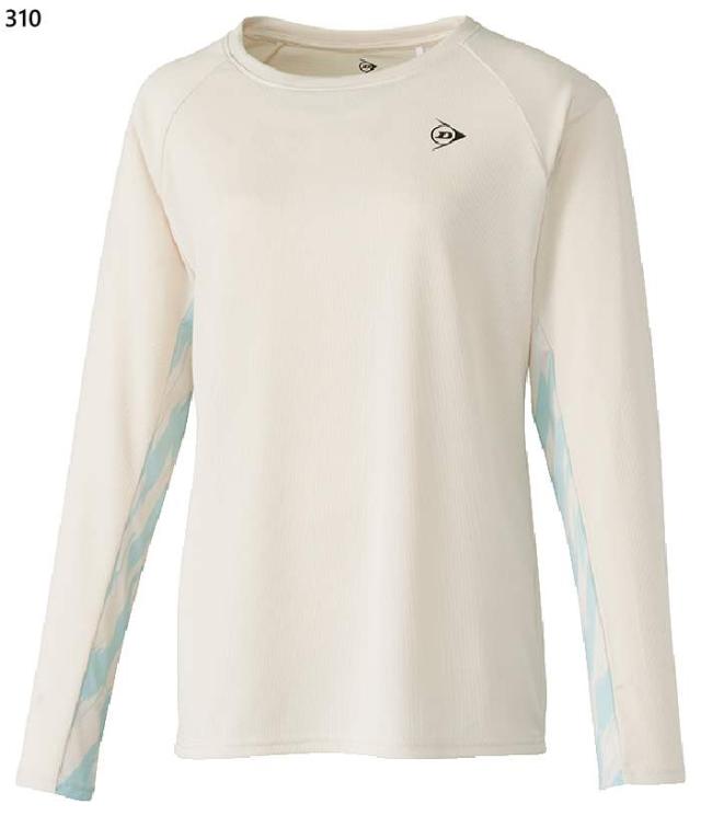 ダンロップ レディース ロングスリーブ ゲームシャツ LONG-SLEEVE GAME SHIRT テニス バドミントンウェア トップス 長袖Tシャツ ロンT ブラック 黒 ネイビー 送料無料 DUNLOP DAP1566W_1