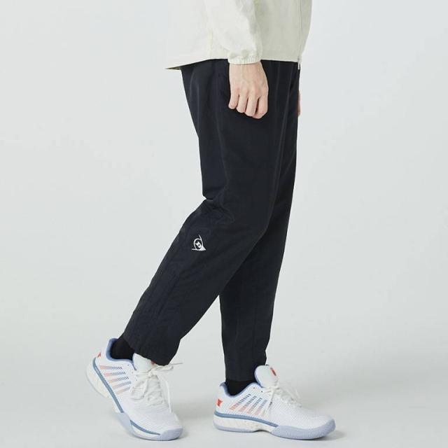 ダンロップ メンズ レディース ジュニア ウインドパンツ WIND PANTS テニス バドミントンウェア ボトムス ロングパンツ ブラック 黒 ネイビー 送料無料 DUNLOP DAW4591_4