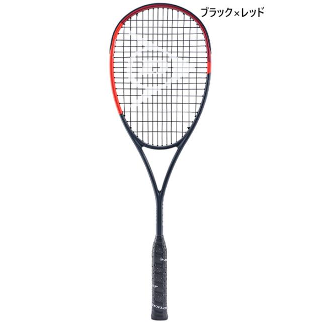 ダンロップ メンズ レディース スカッシュラケット 25 CX12 ストリング張上げ ブラック 黒 送料無料 DUNLOP DSQ2502
