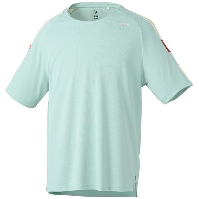 ダンロップ メンズ レディース ゲームシャツ GAME SHIRT テニス バドミントンウェア トップス ブラック 黒 ブルー 青 送料無料 DUNLOP DAP1541_1