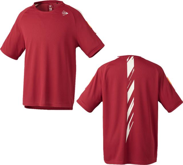 ダンロップ メンズ レディース ゲームシャツ GAME SHIRT テニス バドミントンウェア トップス ブラック 黒 ブルー 青 送料無料 DUNLOP DAP1541_3