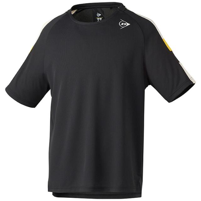 ダンロップ メンズ レディース ゲームシャツ GAME SHIRT テニス バドミントンウェア トップス ブラック 黒 ブルー 青 送料無料 DUNLOP DAP1541_5