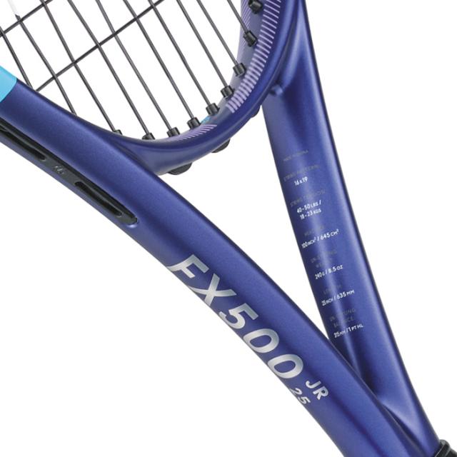 ダンロップ ジュニア キッズ 6FX 500 ジュニア 25 DUNLOP FX 500 JR 25 硬式テニス ラケット ガット張上げ済み パープル 紫 送料無料 DUNLOP DS22600J_2
