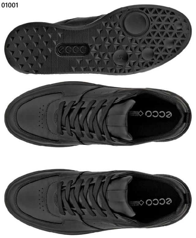 エコー レディース ストリート street 720 レザー Gore-Tex スニーカー ゴアテックス 防水 スニーカー シューズ 紐靴 ローカット 本革 レザー ホワイト 白 ブラック 黒 送料無料 ecco 209713_3