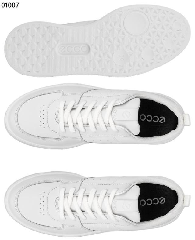 エコー レディース ストリート street 720 レザー Gore-Tex スニーカー ゴアテックス 防水 スニーカー シューズ 紐靴 ローカット 本革 レザー ホワイト 白 ブラック 黒 送料無料 ecco 209713_6