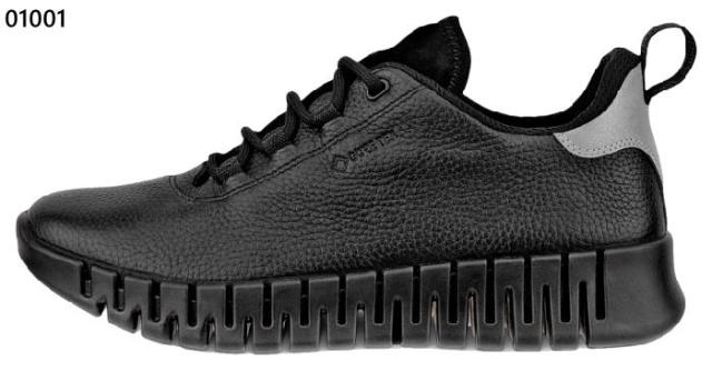 エコー レディース グルーヴ gruuv レザー Gore-Tex スニーカー ゴアテックス 防水 スニーカー シューズ 紐靴 ローカット 本革 レザー ブラック 黒 ベージュ 送料無料 ecco 218233_4