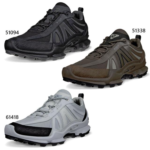 エコー メンズ レザースニーカーバイオム シートレイル biom c-trail スニーカー シューズ 紐靴 ローカット カジュアル ブラック 黒 グレー ブラウン 茶色 灰色 送料無料 ecco 803464