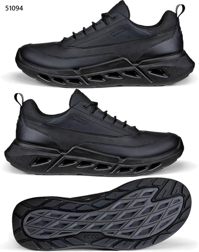エコー メンズ レザー Gore-Tex スニーカー Biom 720 シューズ 紐靴 ローカット 本革 ホワイト 白 ブラック 黒 グレー 灰色 送料無料 ecco 850304