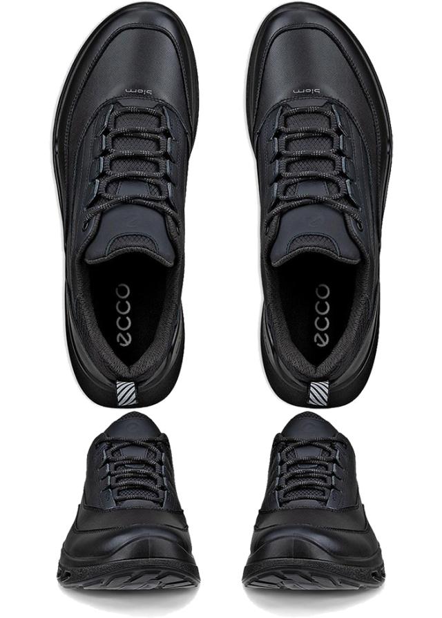 エコー メンズ レザー Gore-Tex スニーカー Biom 720 シューズ 紐靴 ローカット 本革 ホワイト 白 ブラック 黒 グレー 灰色 送料無料 ecco 850304