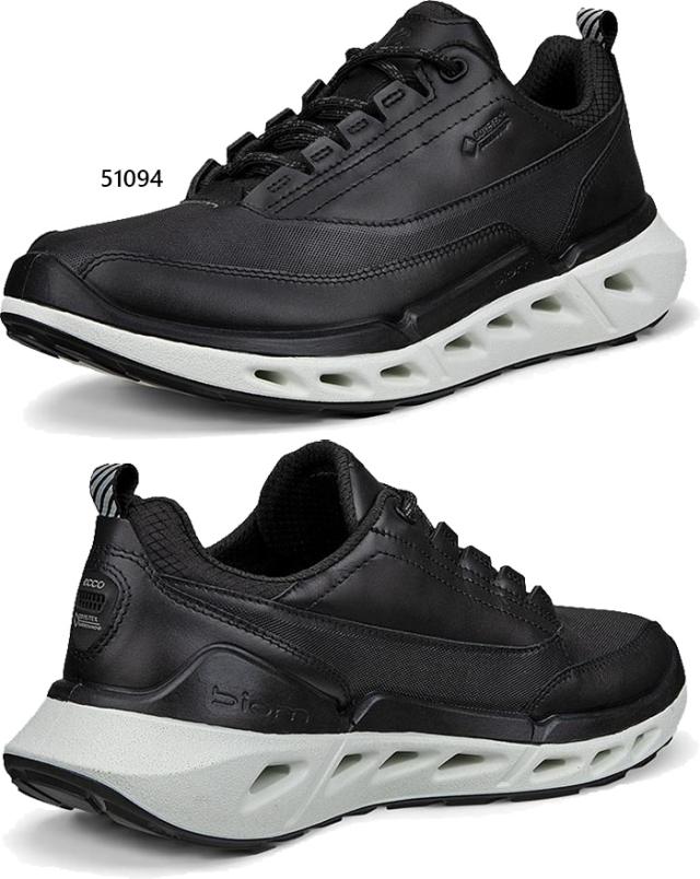 エコー レディース バイオム Biom 720 レザー Gore-Tex スニーカー シューズ 紐靴 ローカット カジュアル ホワイト 白 ブラック 黒 ブルー 青 送料無料 ecco 850303_1