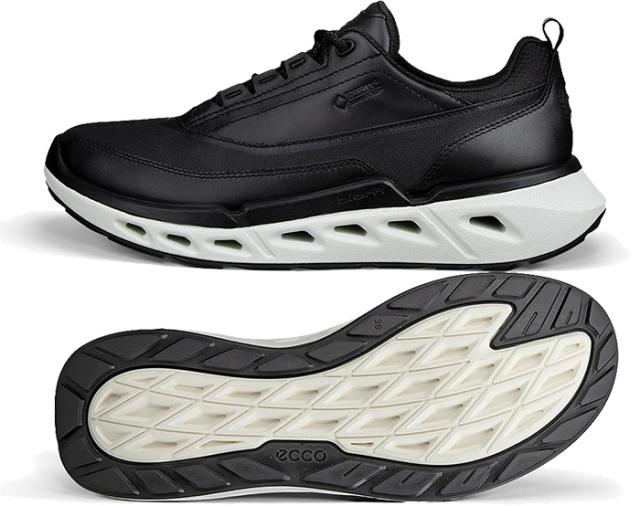 エコー レディース バイオム Biom 720 レザー Gore-Tex スニーカー シューズ 紐靴 ローカット カジュアル ホワイト 白 ブラック 黒 ブルー 青 送料無料 ecco 850303_2
