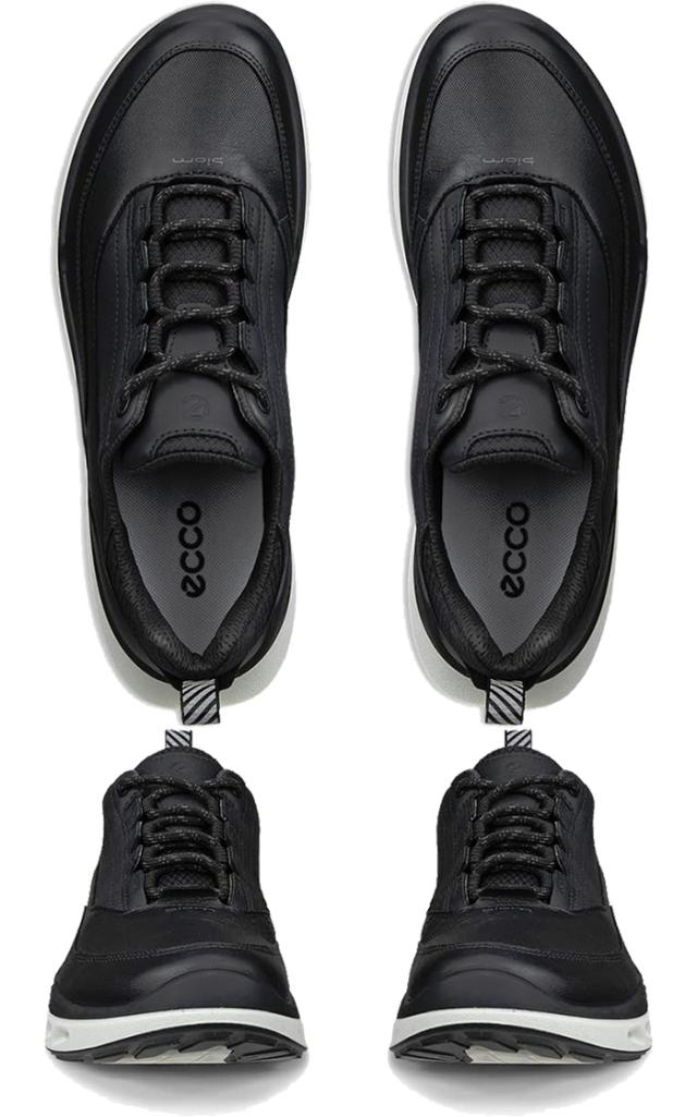 エコー レディース バイオム Biom 720 レザー Gore-Tex スニーカー シューズ 紐靴 ローカット カジュアル ホワイト 白 ブラック 黒 ブルー 青 送料無料 ecco 850303_3