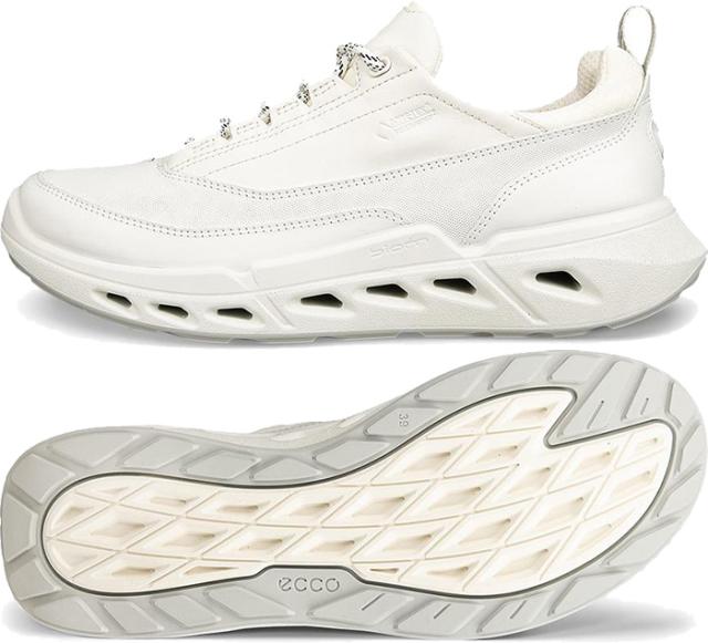 エコー レディース バイオム Biom 720 レザー Gore-Tex スニーカー シューズ 紐靴 ローカット カジュアル ホワイト 白 ブラック 黒 ブルー 青 送料無料 ecco 850303_5
