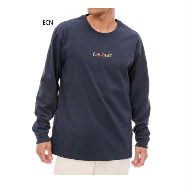 エレメント メンズ LCTXE VITAMINS LS ロンT 長袖Tシャツ ロンT トップス ネイビー 送料無料 ELEMENT BE022056の通販は