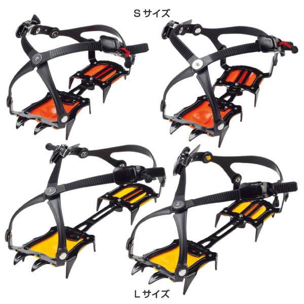 エバニュー メンズ レディース 10本爪アイゼン アウトドア 冬山 トレッキング用 登山 スノーギア 送料無料 EVERNEW EBY017